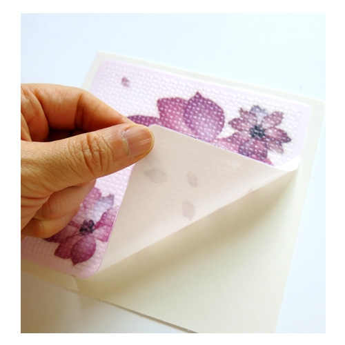 스티커몰 논슬립(6매) 보라꽃 NSR-32003