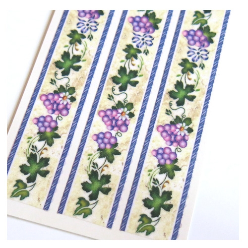 스티커몰 포인트라인(2매) 포도넝쿨라인 PL-12051