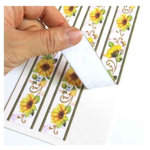 스티커몰 포인트라인(2매) 해바라기라인 PL-12058