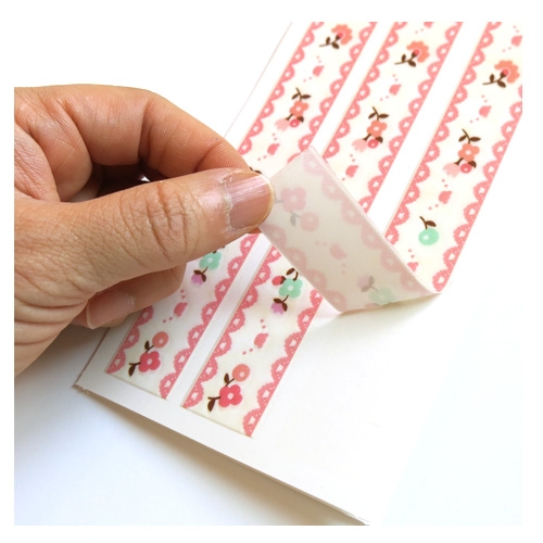 스티커몰 포인트라인(2매) 아이보리라인 PL-12064