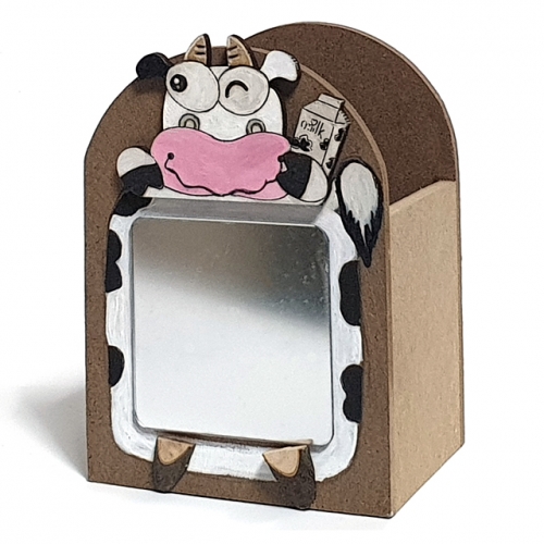 [키즈킹] 동물 거울 연필꽂이 만들기/얼룩소