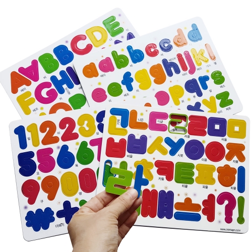 크레망 자석놀이 유아자석교구 한글 영어 숫자놀이