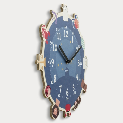 (이벤트가)어린이 아이방 교육용 무소음 벽시계 - 헬로 마이스타