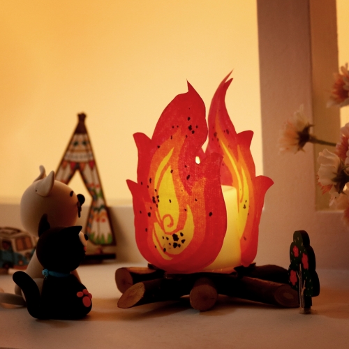 메이크문구 DIY621 감성불멍모닥불만들기