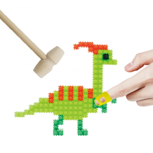 블럭용 나무망치와 골무세트_10세트