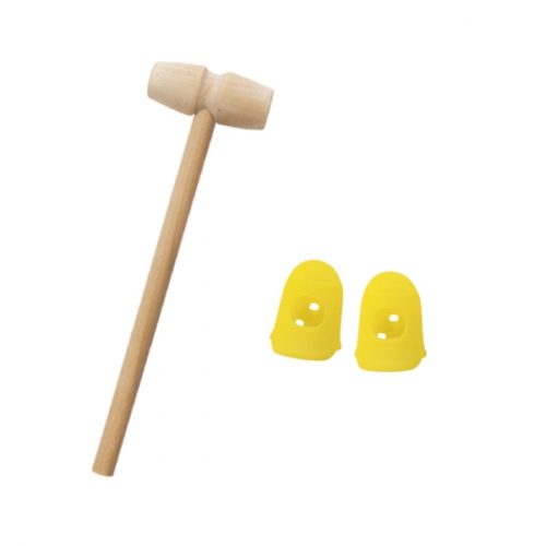 블럭용 나무망치와 골무세트_10세트