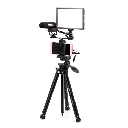 원격수업 모바일 방송세트 룩스패드22H SGC-600 삼각대 마이크 조명 개인방송 풀세트