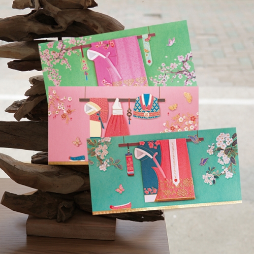 명주한복 돈봉투세트 FB106 (6종)