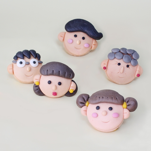 추석 가족 송편 만들기 반달떡 DIY키트 (1인) 라이스클레이 가정배포용 비대면키트