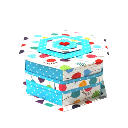 [감성쫑이] 도형접기를 이용한 육각보석함