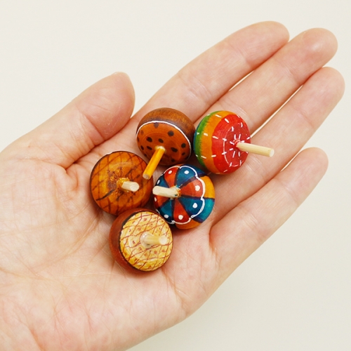 원목 도토리 팽이(5개)