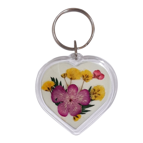 [만들기10인용]꽃누르미 아크릴 꽃/아크릴키링만들기/아크릴사진케이스