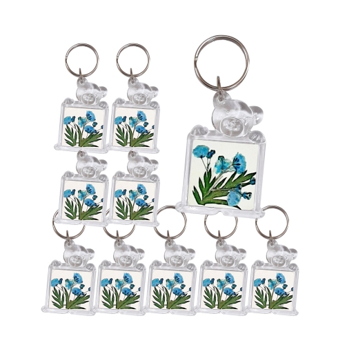 [만들기10인용]꽃누르미 아크릴키링만들기/아크릴 하트/아크릴사진케이스