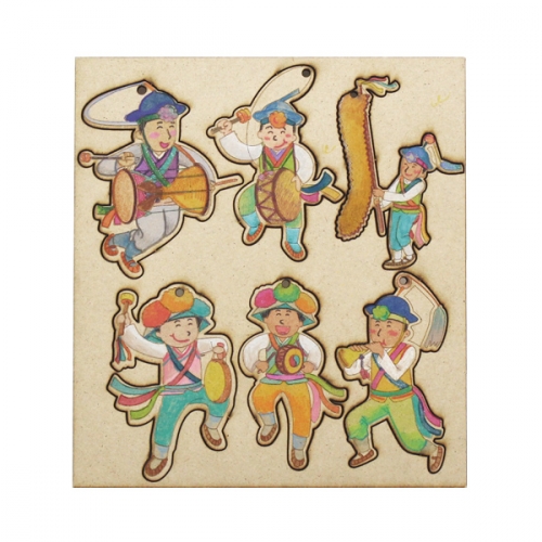 MDF 사물놀이 세트