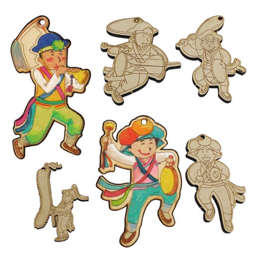 MDF 사물놀이 세트