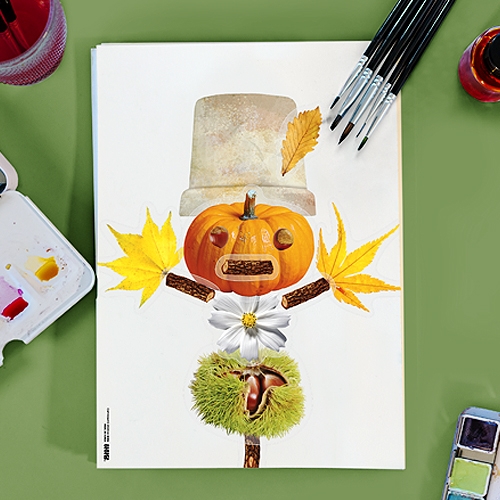 [하하당] 자연물 스티커 - 가을