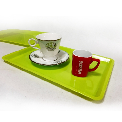 직사각쟁반 연두/교구쟁반/개인쟁반/푸드아트