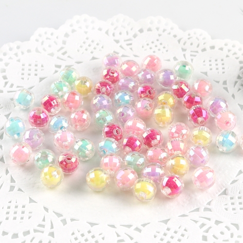 메이크문구 2300 티니비즈 파스텔 크리스탈볼(홀로그램) 3번