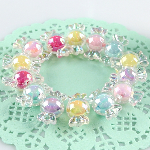 메이크문구 2300 티니비즈 파스텔 캔디(무광-중) 7번