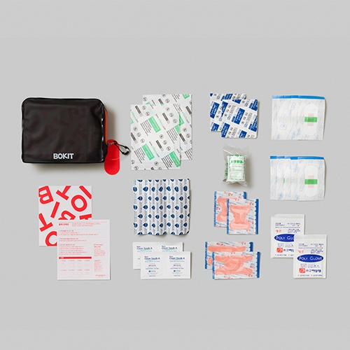 보킷 구급키트 블랙 베이직