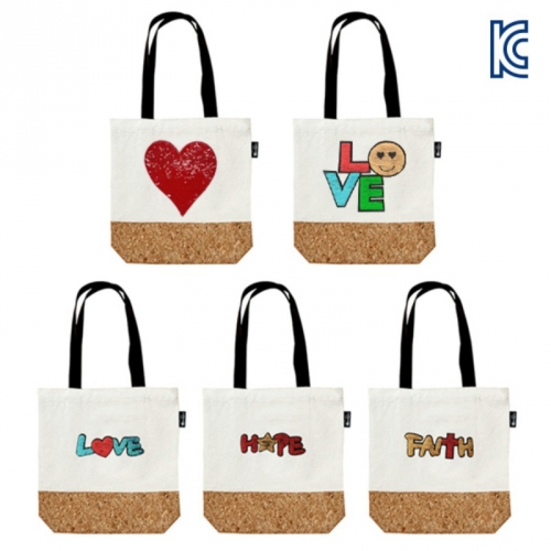 천연 코르크 에코백 투톤 반전 고급 스팽글 디자인 5종