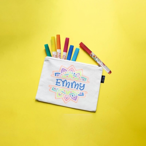 그리기 색칠하기 에코 파우치 패브릭펜 선택