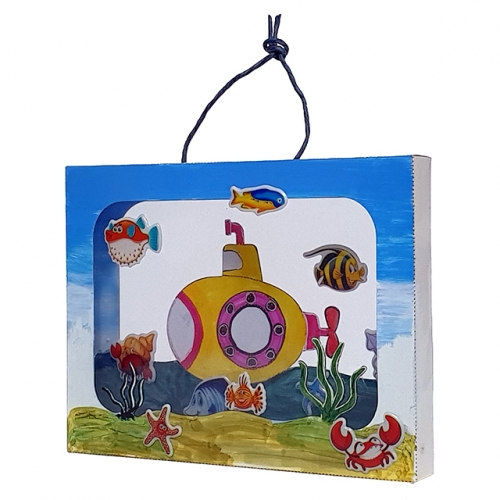 [키즈킹] 입체 종이액자 만들기/잠수함