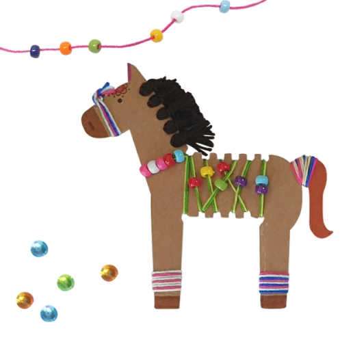 스트링아트_목마 오너먼트