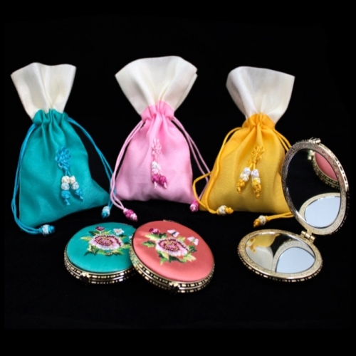 복주머니 손거울세트(색상랜덤)