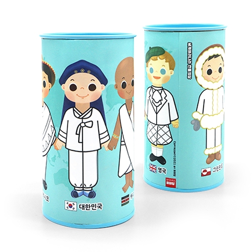 [하하당] 세계의상 저금통 만들기