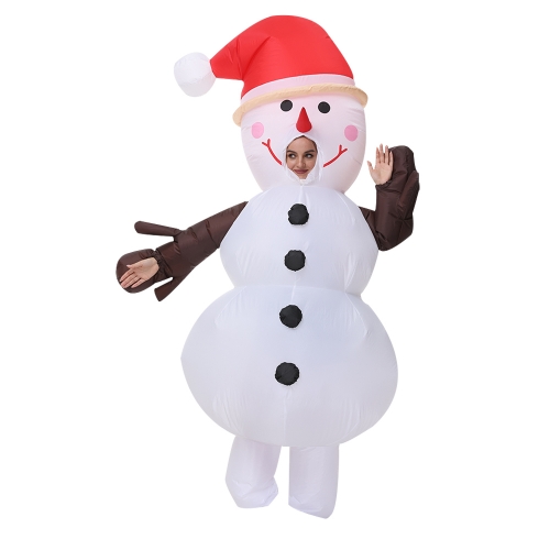 할로윈 코스프레 신상 눈사람 인형 에어슈트 풍선옷(키150-190cm)
