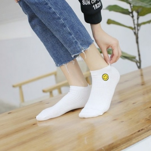 화이트 배색 포인트 양말 20컬레 세트