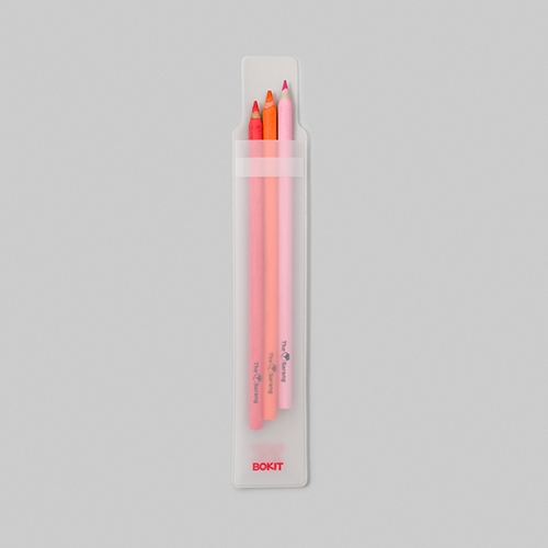 보킷 친환경문구 재생종이 연필/색연필 3pcs PVC