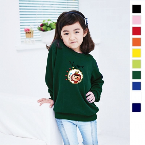 국내산 고급 특양면 맨투맨 아트 티셔츠_참잘햇어요(아동/성인)