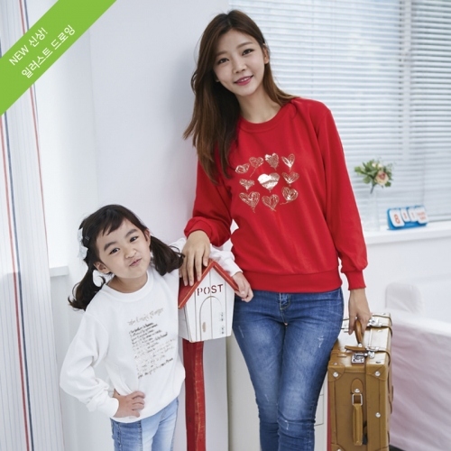 반짝반짝 포일아트드로잉 맨투맨_드로잉하트(아동&성인)