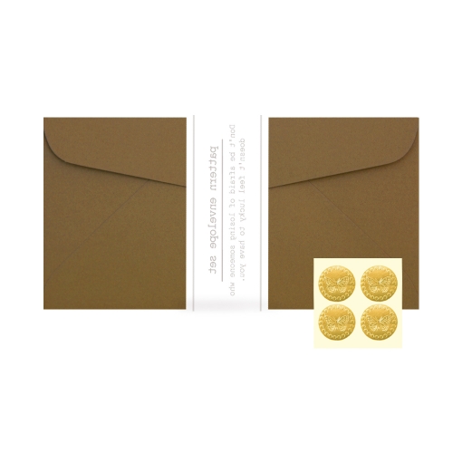 고급 가로봉투 FB118p-3(4장)