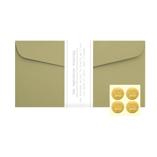 고급 가로봉투 FB118p-4(4장)