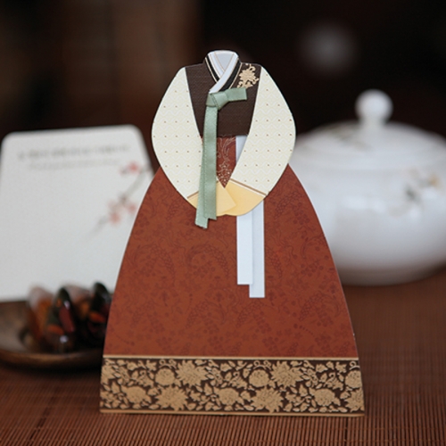 금박 자수 한복봉투 FB302-1