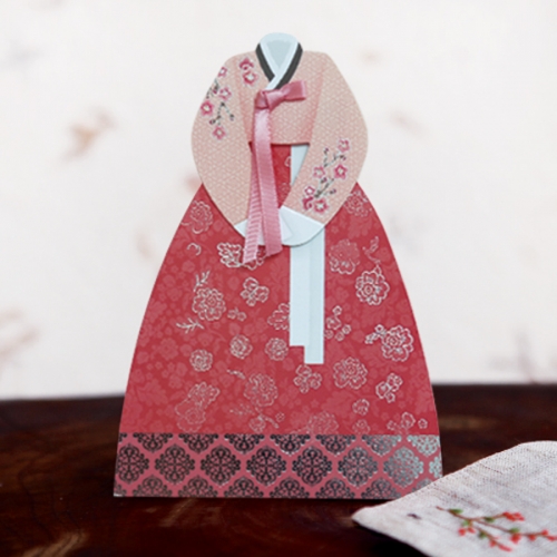 꽃 자수 한복봉투 FB302-3