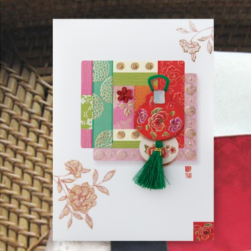 승승장구 복주머니 감사카드 FT223-3