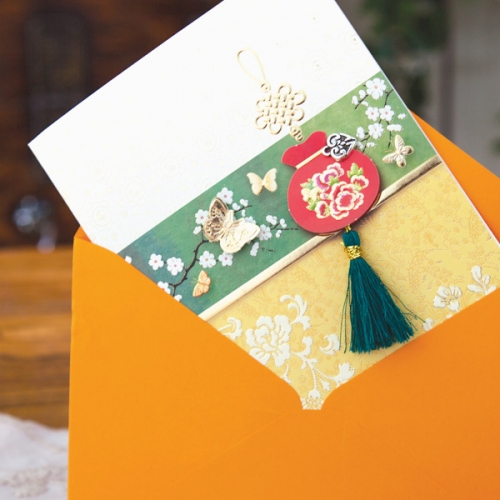 백전백승 복주머니 감사카드 FT223-4