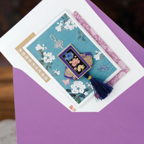 천세일시 복주머니 감사카드 FT223-5