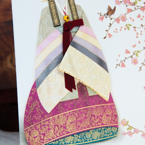 새색씨 한복카드 FT225-5