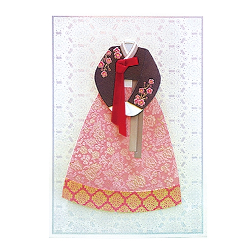 자수 한복감사카드 FT3002(6종)