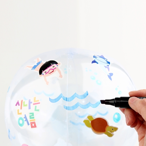 [메이크문구]M147 스티커여름공꾸미기 바닷속