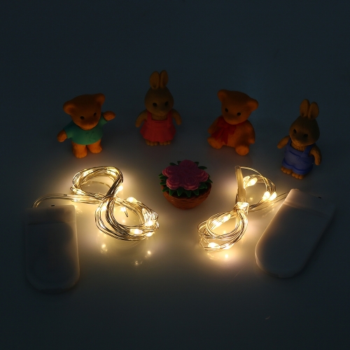 [메이크문구]LED와이어전구 2m