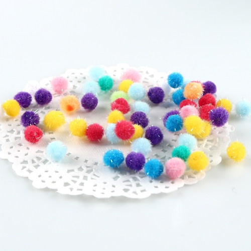 [메이크문구]1000 반짝이퐁퐁이 8mm 혼합