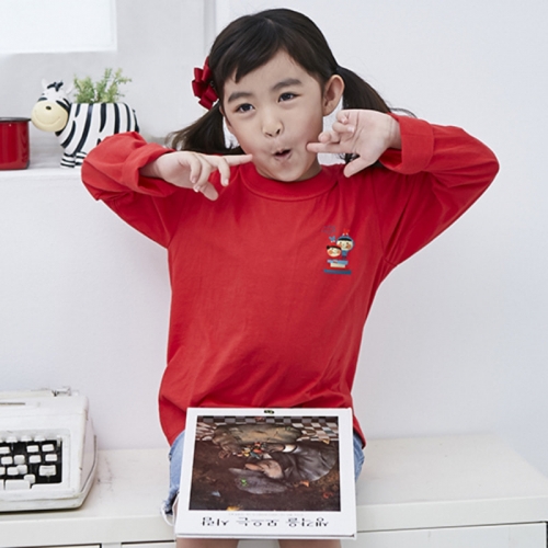 국내산 순면 나그랑 아트 티셔츠 반팔 _ 주인공은나★심플디자인★