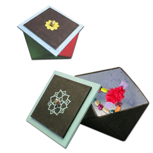 한지공예_삼각함