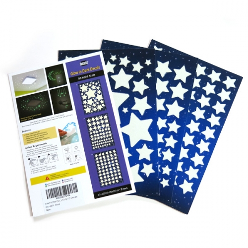 스티커몰 야광별3PCS 별 GS-6601
